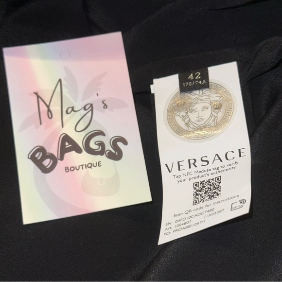 Versace x Fendi: Skirt with Belt Denim Patchwork by Fendace *RARE* (on Runway) - Picture 14 of 16